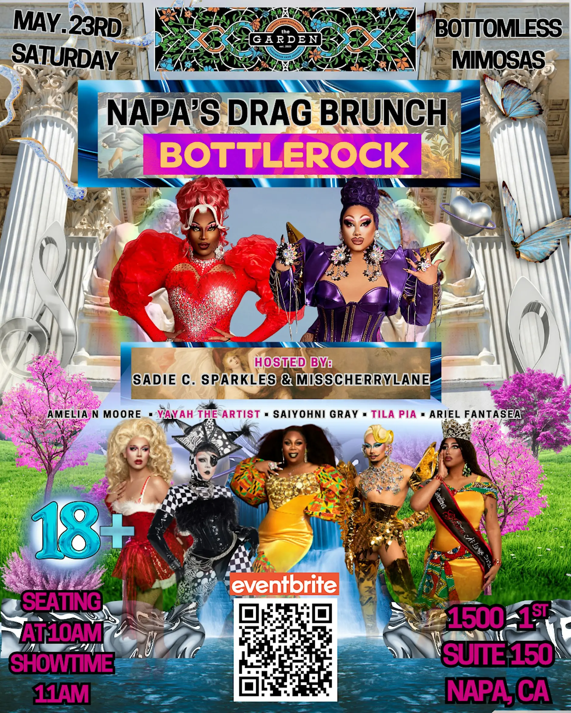 Napa’s Drag Brunch: BottleRock Brunch – The Garden: Napa