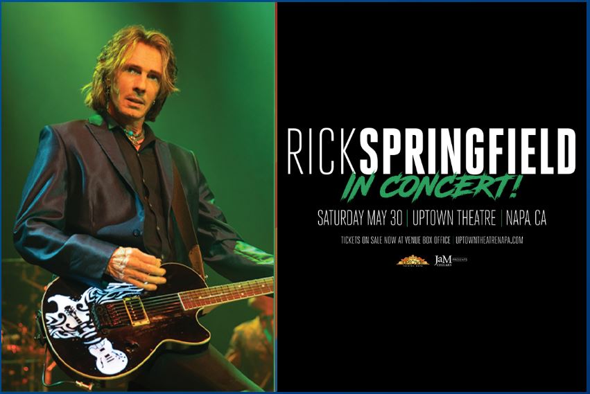 Rick Springfield – Uptown Theatre: Napa